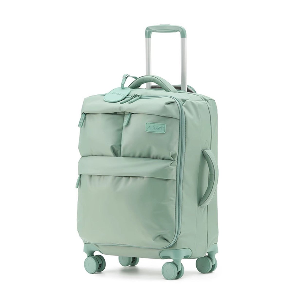 Travel Companion, Lightweight and Stylish, Macaron-colored Suitcase Made of Ultra-light Nylon, 20-inch\u002F24-inch, Portable, Cabin-ready, Lockable, with Matching Small Box and Carry Bag