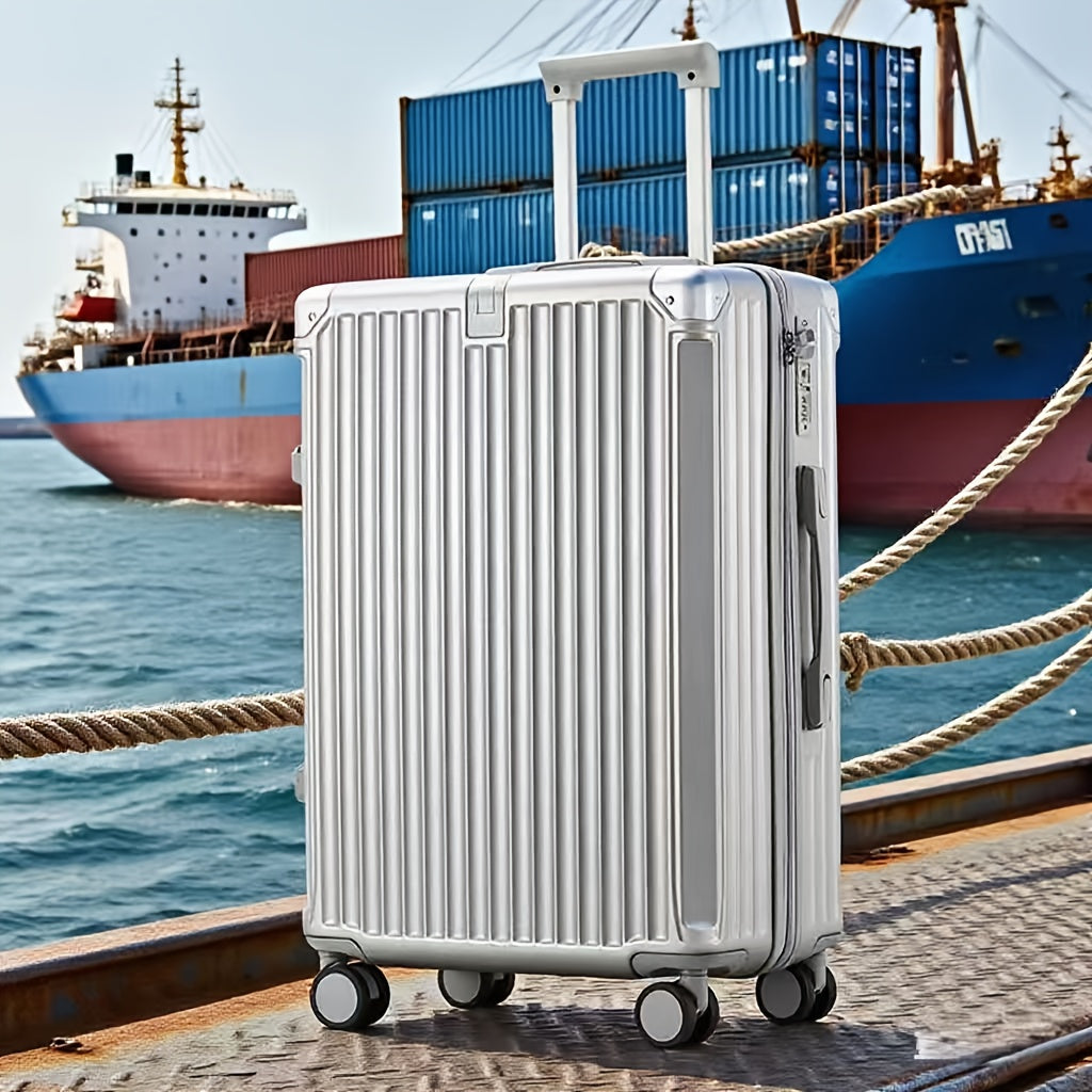 New 20-inch Carry-On Luggage Suitcase, Trolley Case, Travel Suitcase, 20-inch Shockproof Suitcase, Combination Lock, Large Capacity Carry-On Luggage Suitable for Travel and Business Trips, Versatile for Various Scenarios, Ideal for All Types