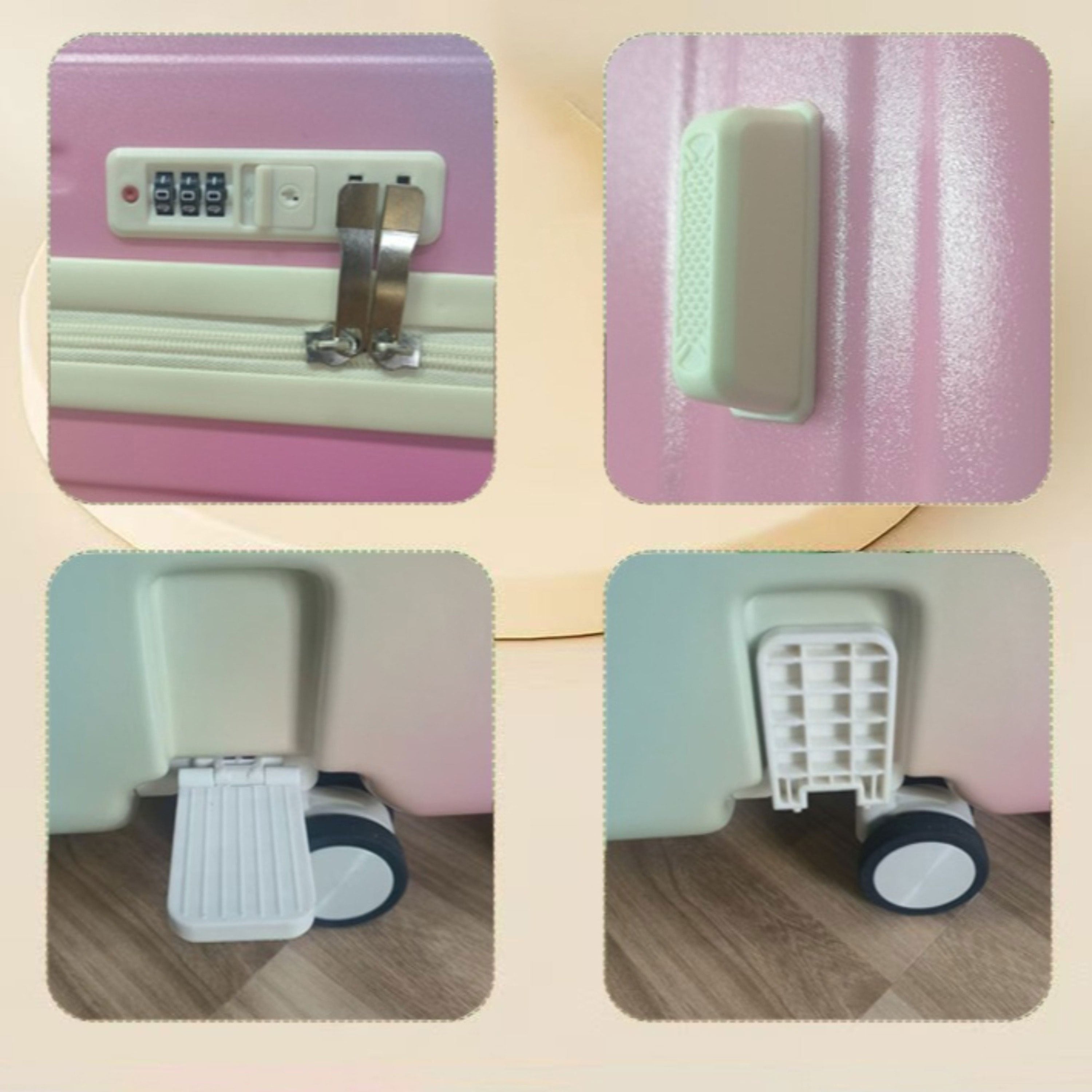 Sanrio Hard-Shell Suitcase | 18-Inch Spinner Wheels, Noise-Free, Multi-Compartment Design, Durable, Portable, Ideal For Business Travel