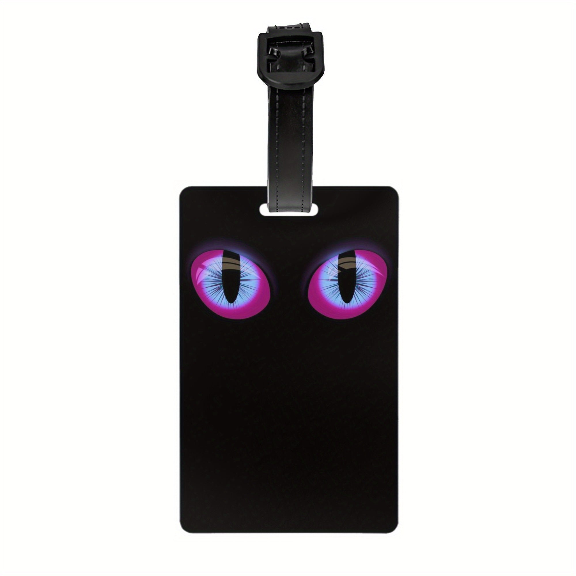 of 4 Luggage Tags Featuring a Cartoon Theme, Stylish And Artistic Elements with Vibrant Colors, Perfect for Identifying Your Bags on a Carnival Cruise, Suitable for Both Men And Women