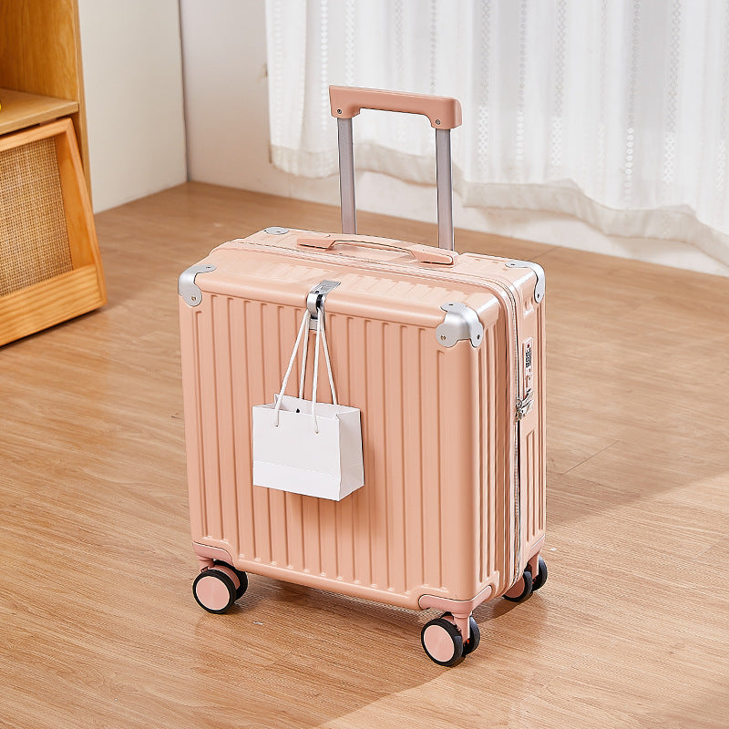 18inch  Suitcase Multifunctional Carry-on Luggage for Men and Women Students Rolling Suitcase 20inch Lightweight Travel Suitcase with Password Lock